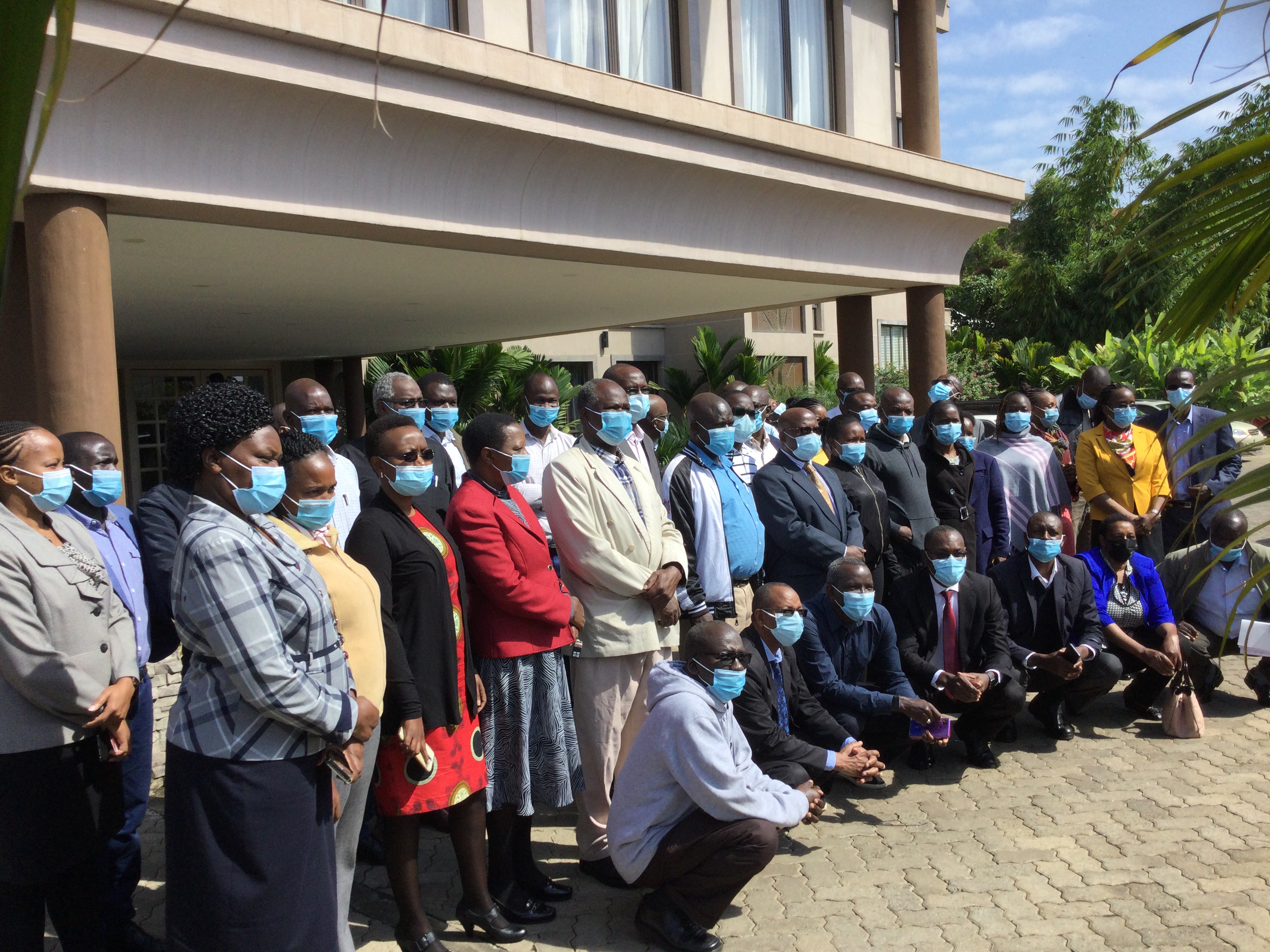 A group photo of the biosecurity validation workshop attendees